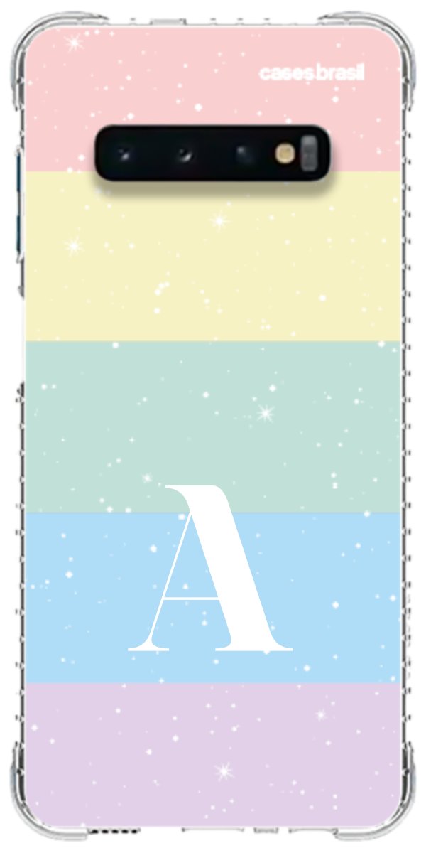 Capinha para Celular Arco-íris Estrelado
