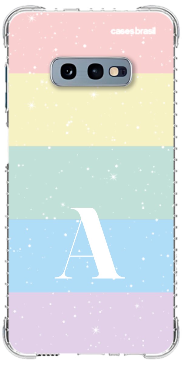 Capinha para Celular Arco-íris Estrelado