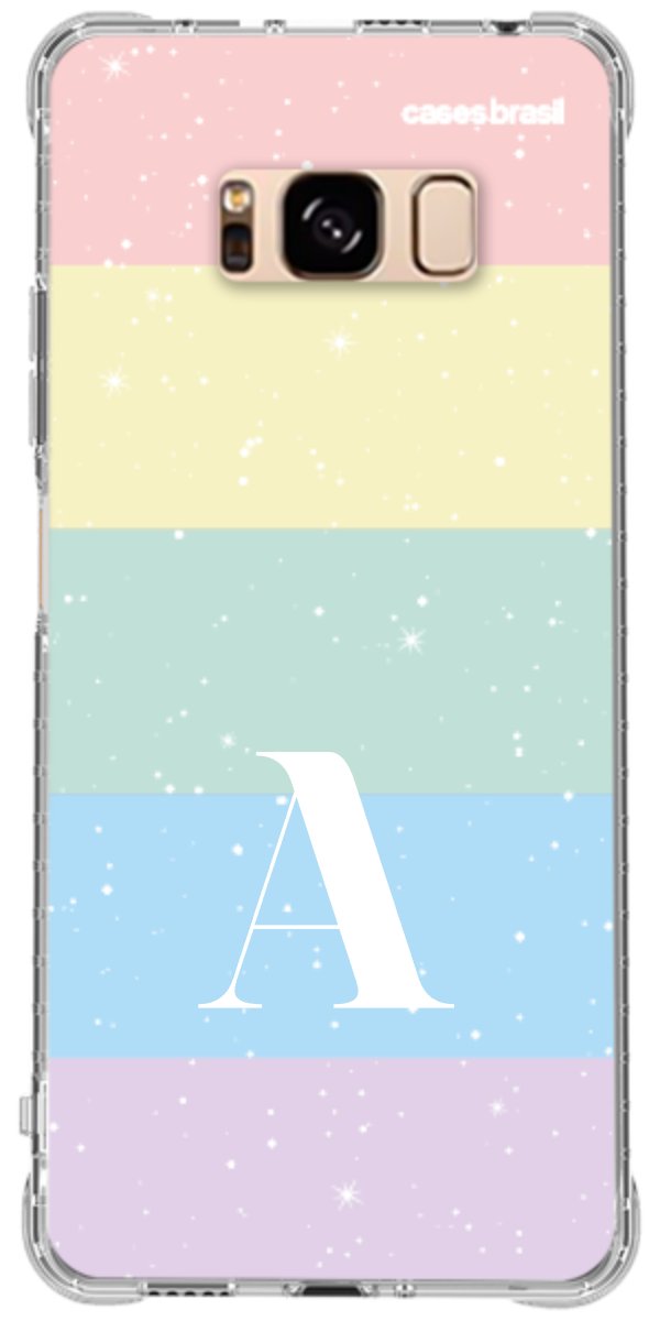 Capinha para Celular Arco-íris Estrelado
