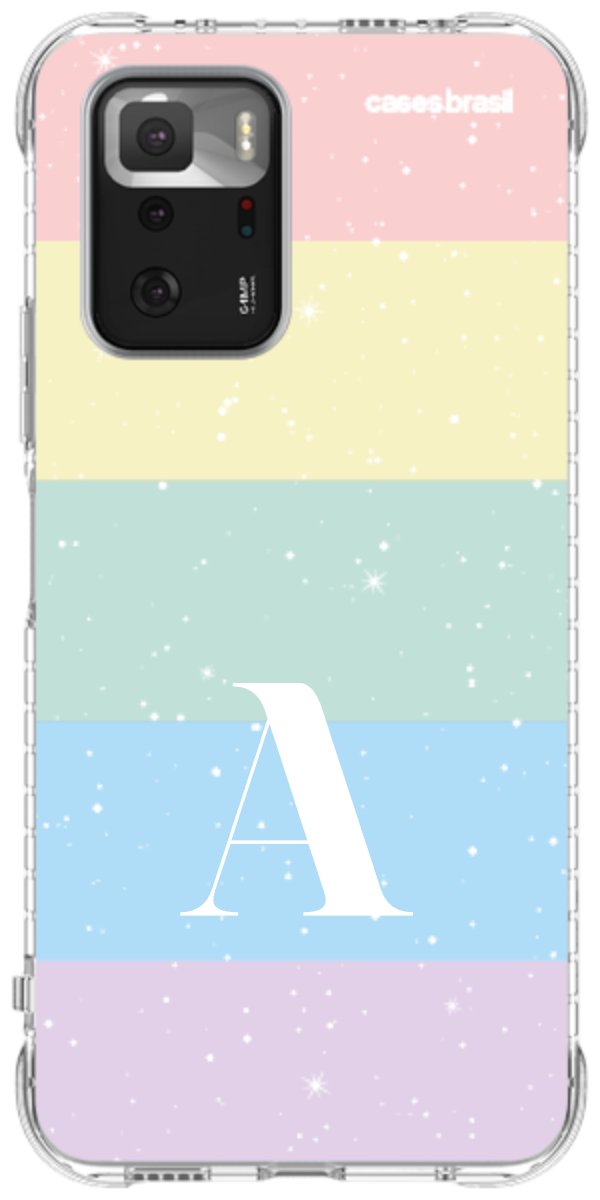 Capinha para Celular Arco-íris Estrelado