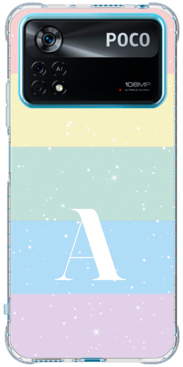 Capinha para Celular Arco-íris Estrelado