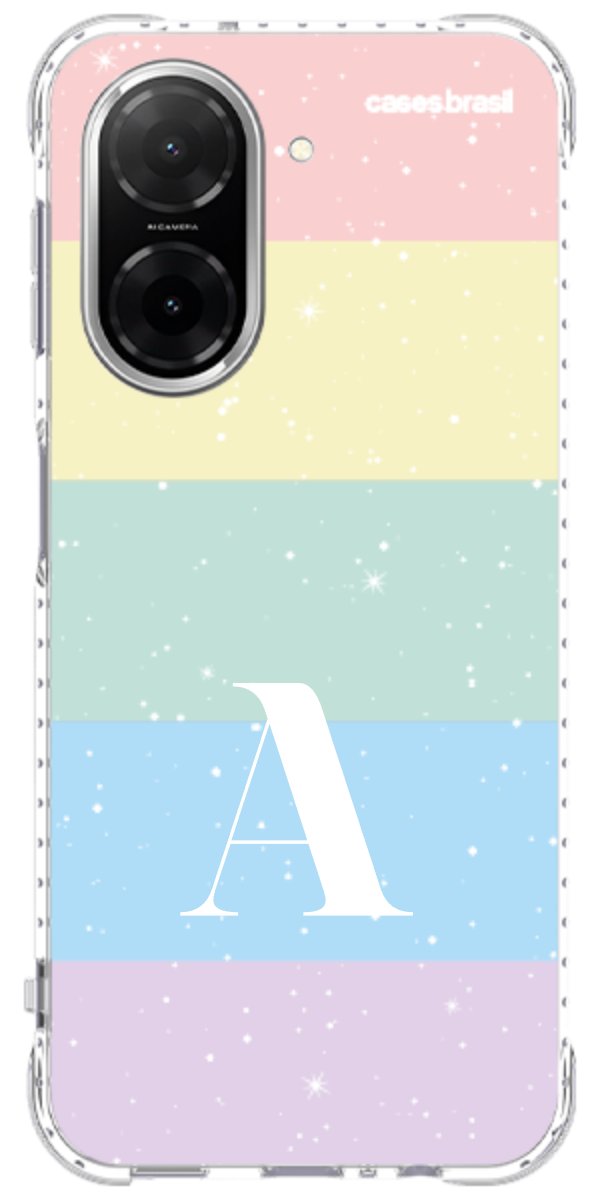 Capinha para Celular Arco-íris Estrelado