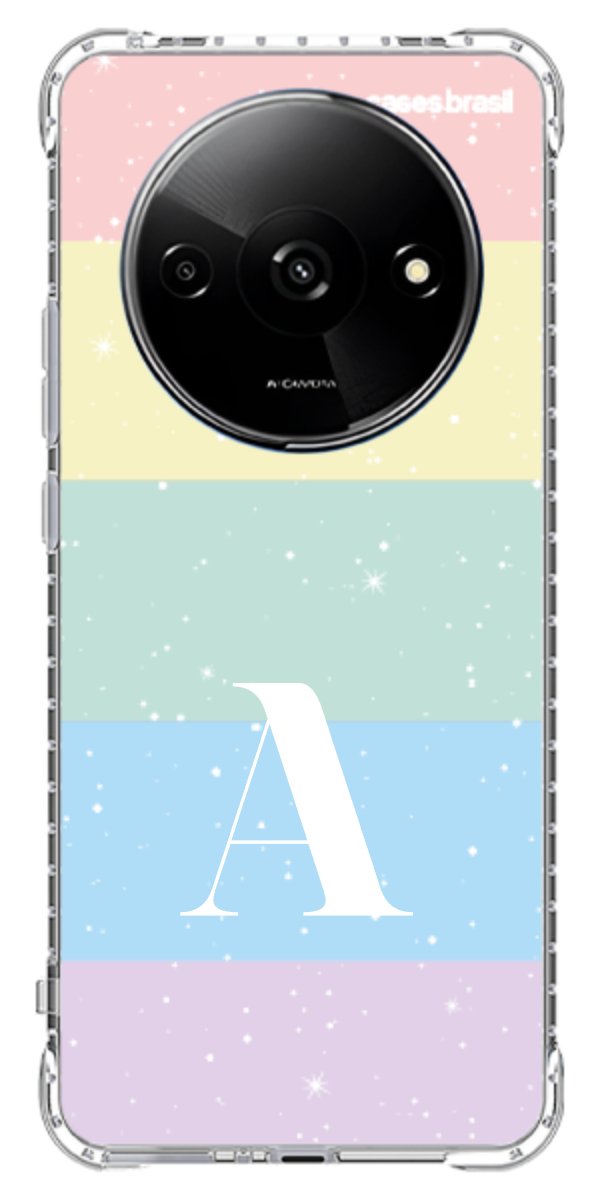 Capinha para Celular Arco-íris Estrelado
