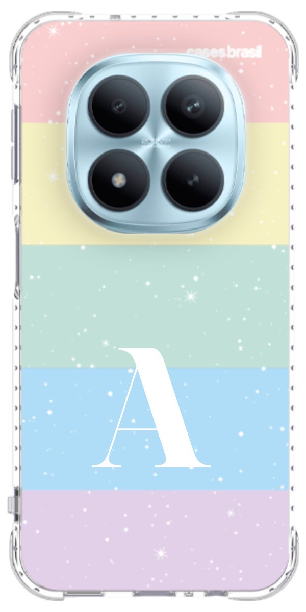 Capinha para Celular Arco-íris Estrelado