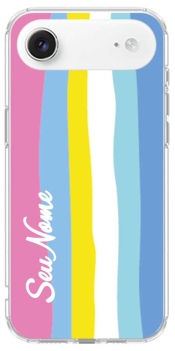 Capinha para Celular Arco-íris Vertical Colorido