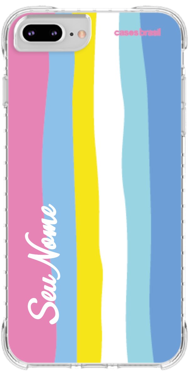 Capinha para Celular Arco-íris Vertical Colorido