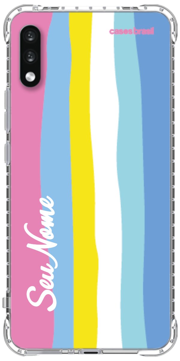 Capinha para Celular Arco-íris Vertical Colorido
