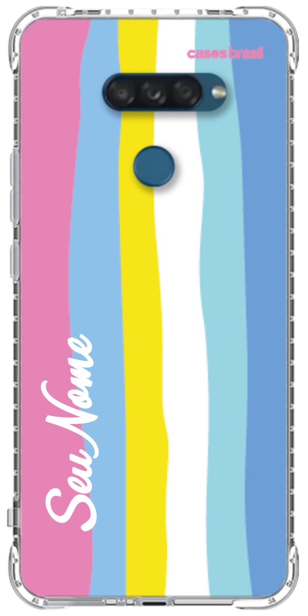 Capinha para Celular Arco-íris Vertical Colorido