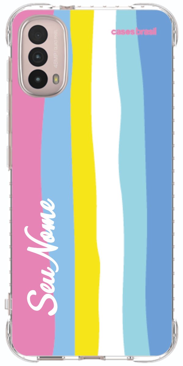 Capinha para Celular Arco-íris Vertical Colorido