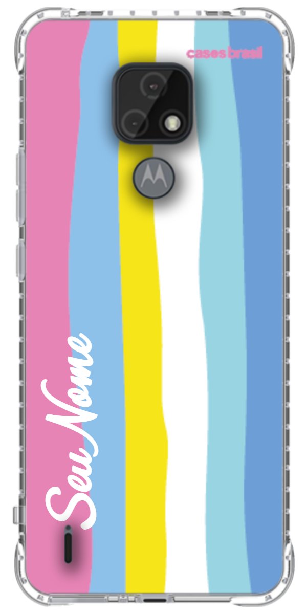 Capinha para Celular Arco-íris Vertical Colorido