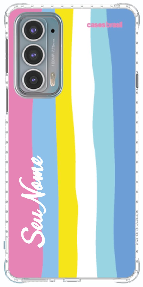 Capinha para Celular Arco-íris Vertical Colorido