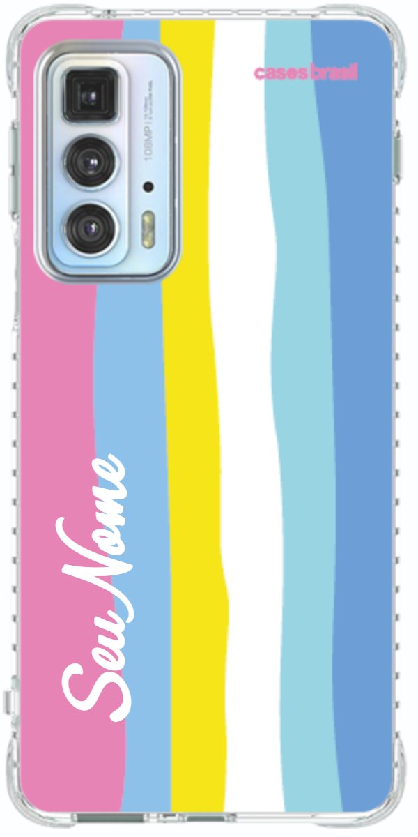 Capinha para Celular Arco-íris Vertical Colorido