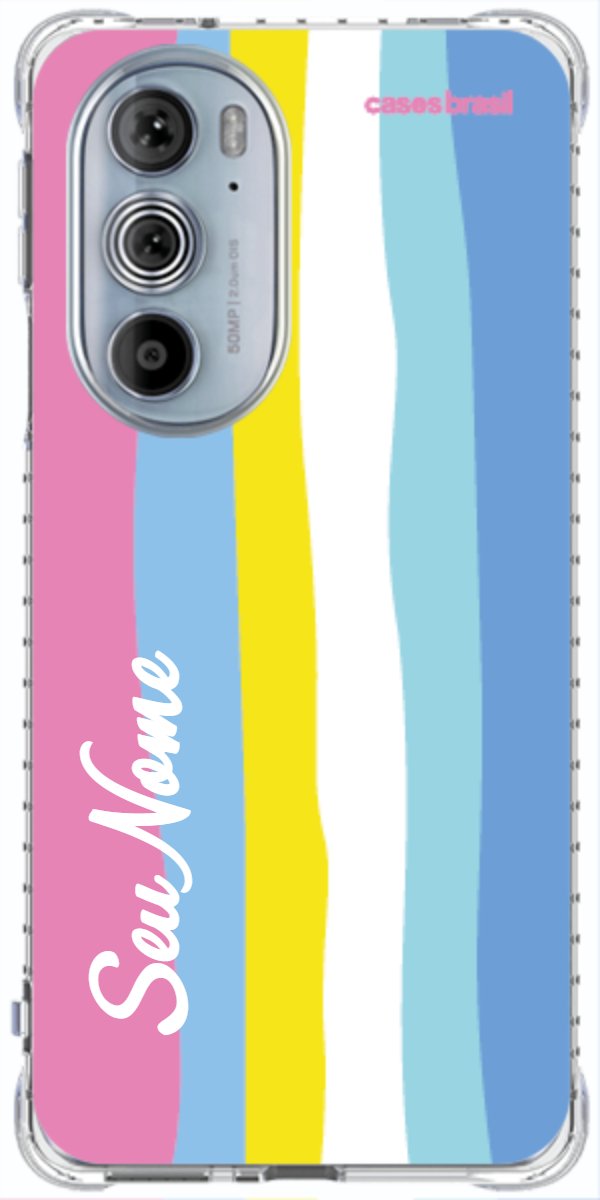 Capinha para Celular Arco-íris Vertical Colorido