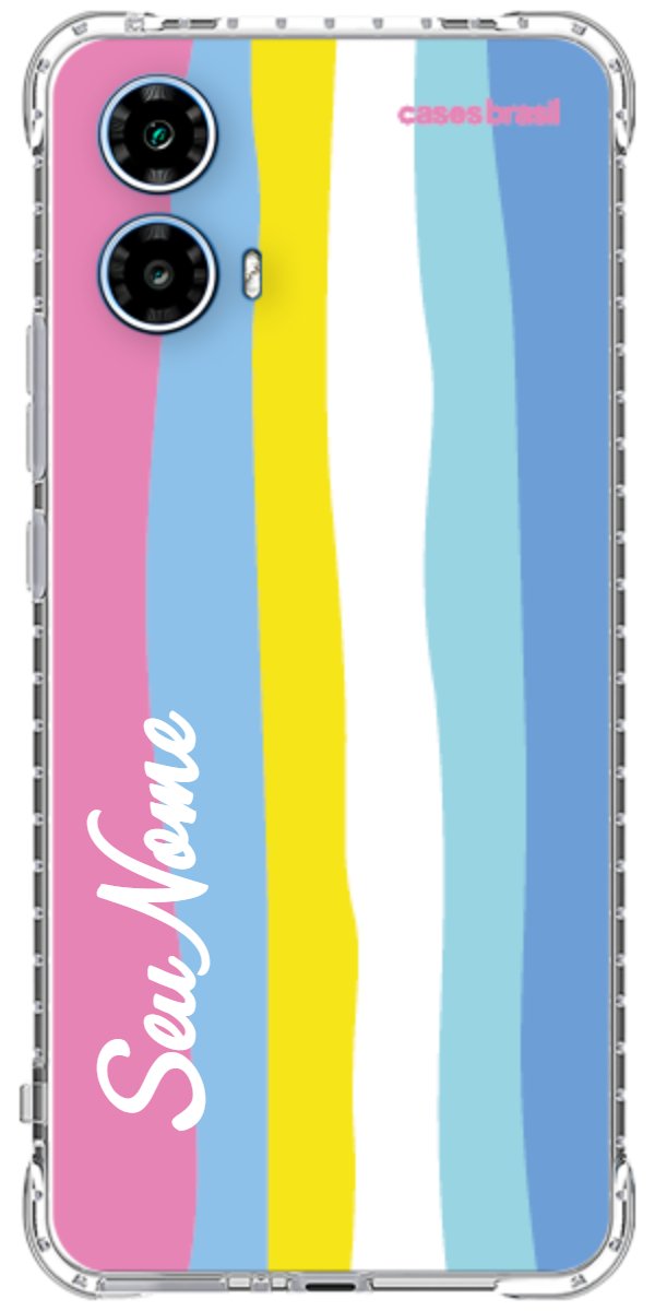 Capinha para Celular Arco-íris Vertical Colorido