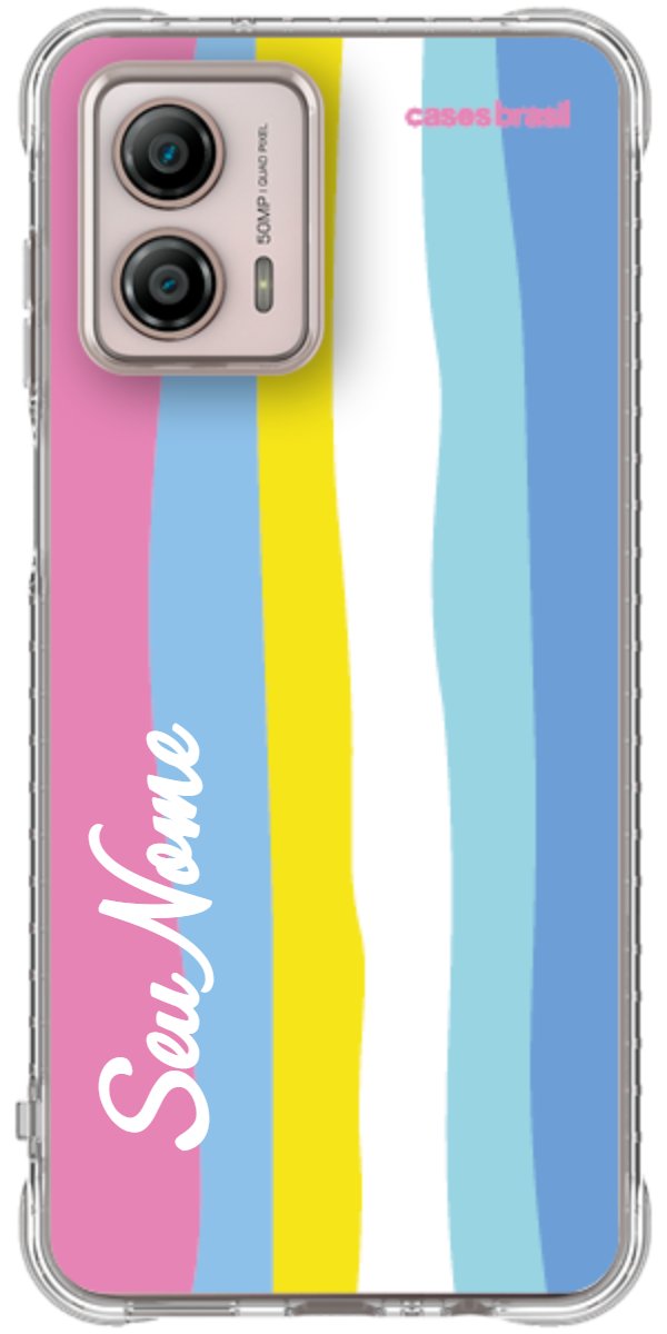 Capinha para Celular Arco-íris Vertical Colorido