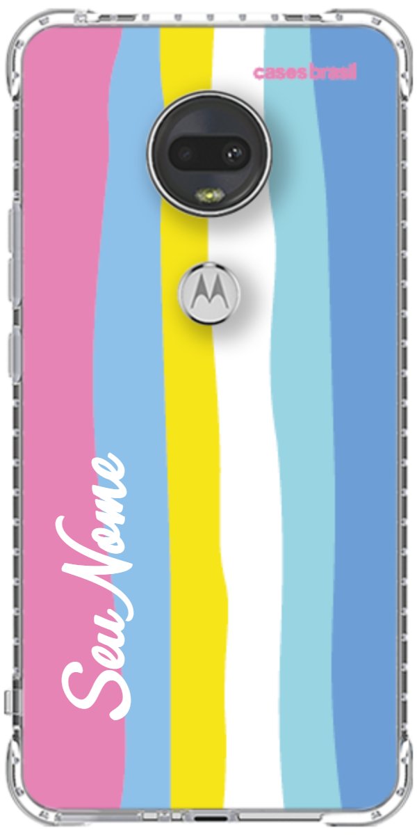 Capinha para Celular Arco-íris Vertical Colorido