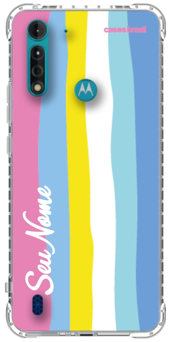 Capinha para Celular Arco-íris Vertical Colorido