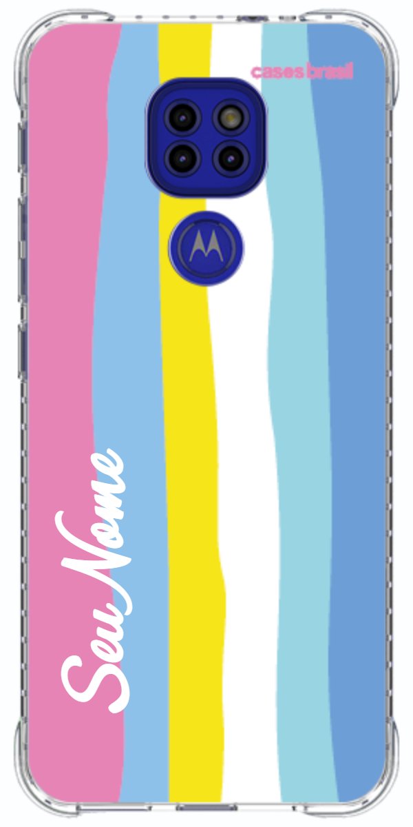 Capinha para Celular Arco-íris Vertical Colorido