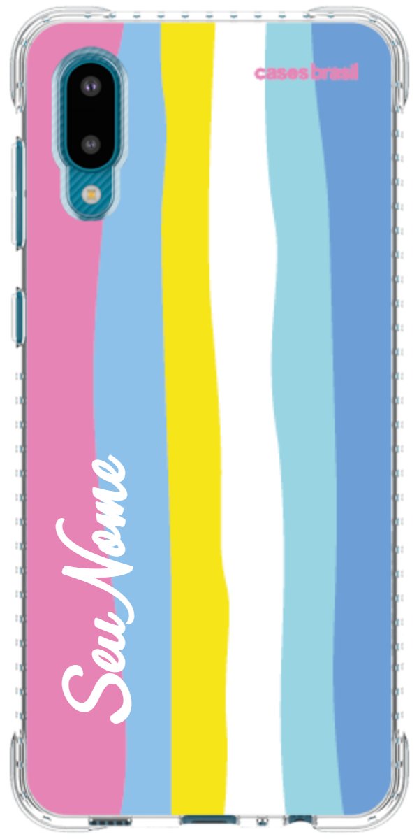 Capinha para Celular Arco-íris Vertical Colorido