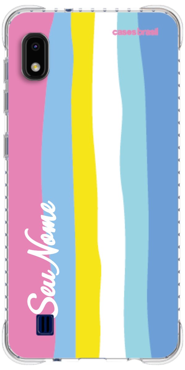 Capinha para Celular Arco-íris Vertical Colorido