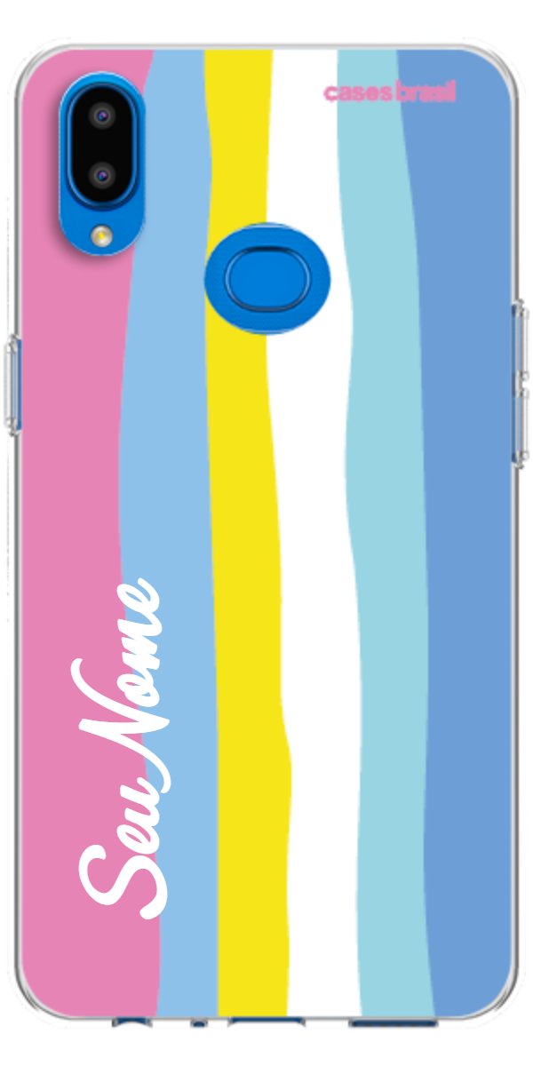 Capinha para Celular Arco-íris Vertical Colorido