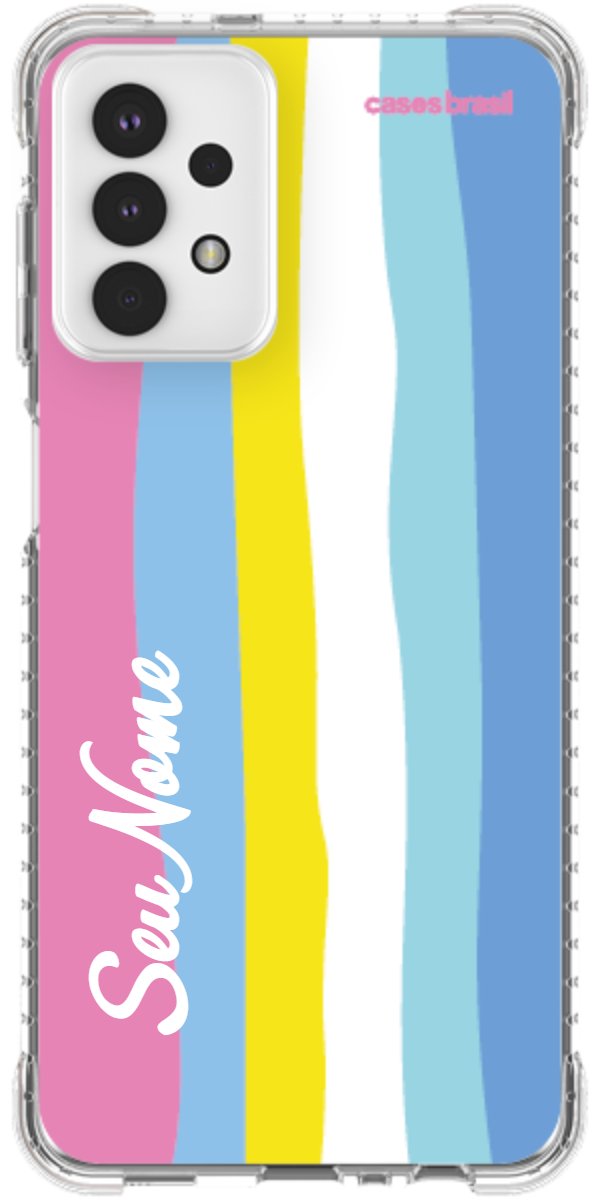 Capinha para Celular Arco-íris Vertical Colorido