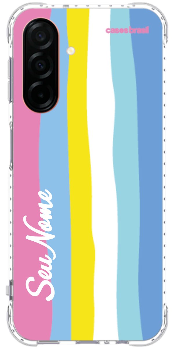 Capinha para Celular Arco-íris Vertical Colorido