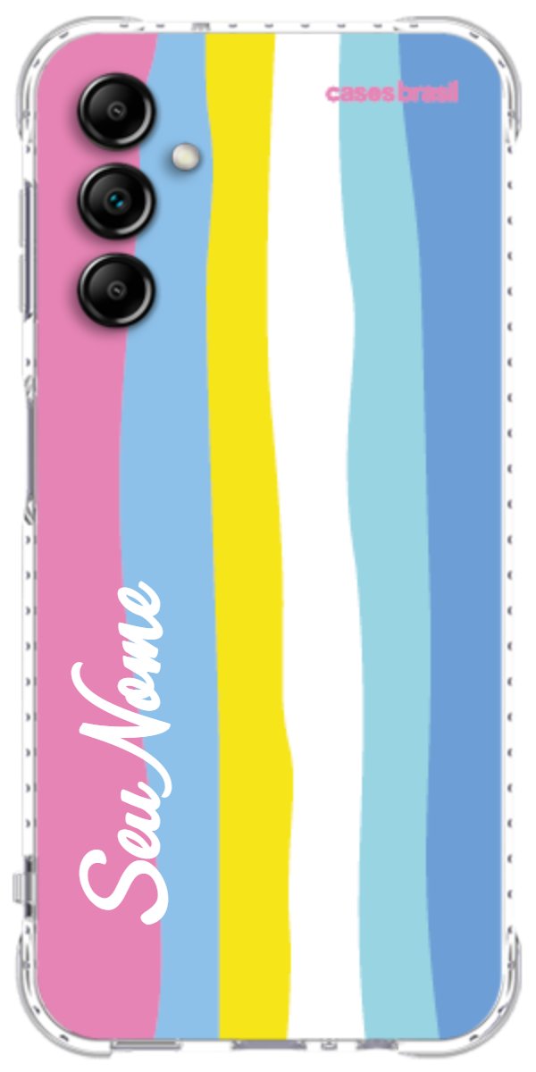 Capinha para Celular Arco-íris Vertical Colorido