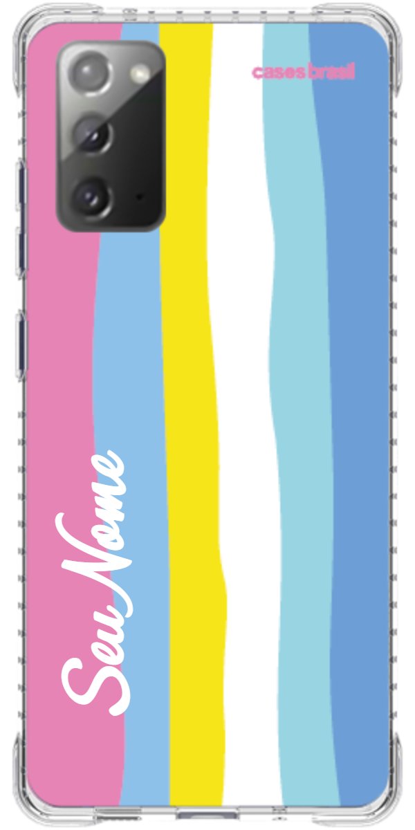 Capinha para Celular Arco-íris Vertical Colorido