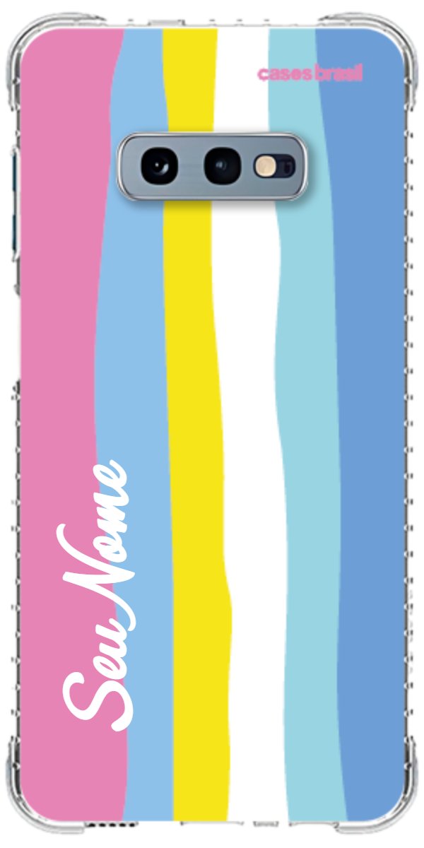 Capinha para Celular Arco-íris Vertical Colorido