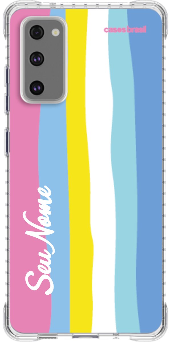Capinha para Celular Arco-íris Vertical Colorido