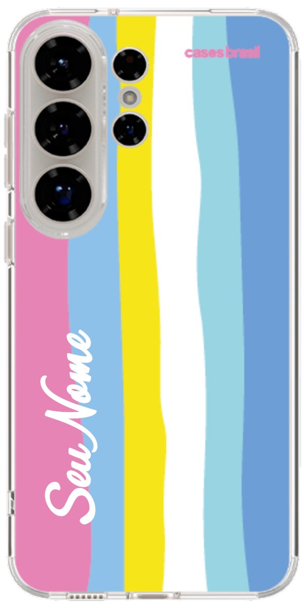 Capinha para Celular Arco-íris Vertical Colorido