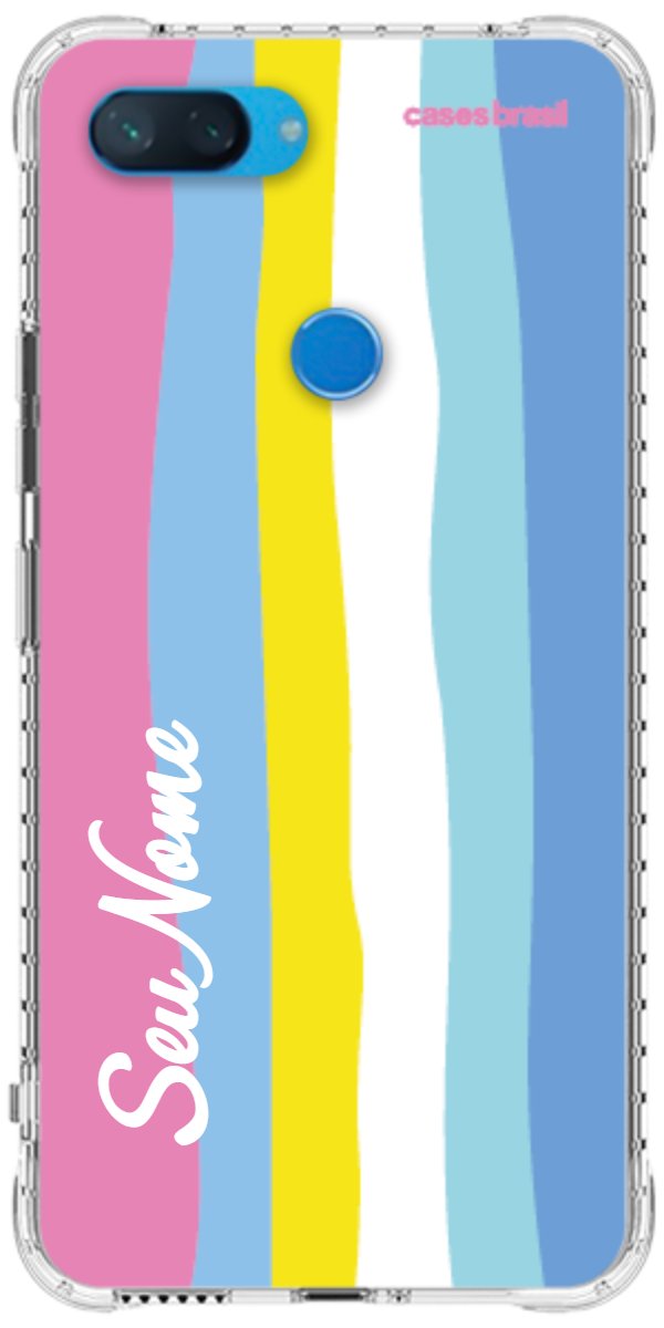 Capinha para Celular Arco-íris Vertical Colorido