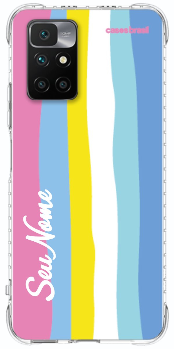 Capinha para Celular Arco-íris Vertical Colorido