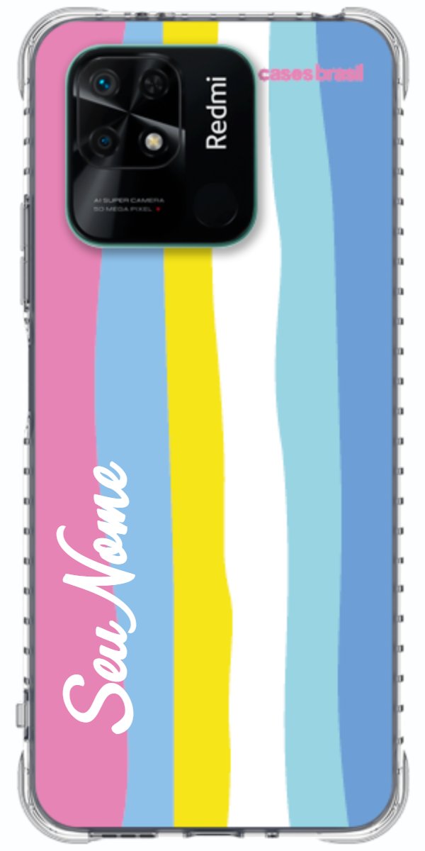 Capinha para Celular Arco-íris Vertical Colorido