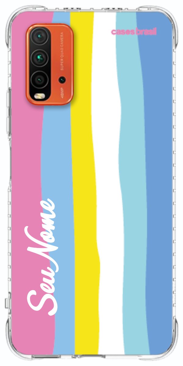 Capinha para Celular Arco-íris Vertical Colorido