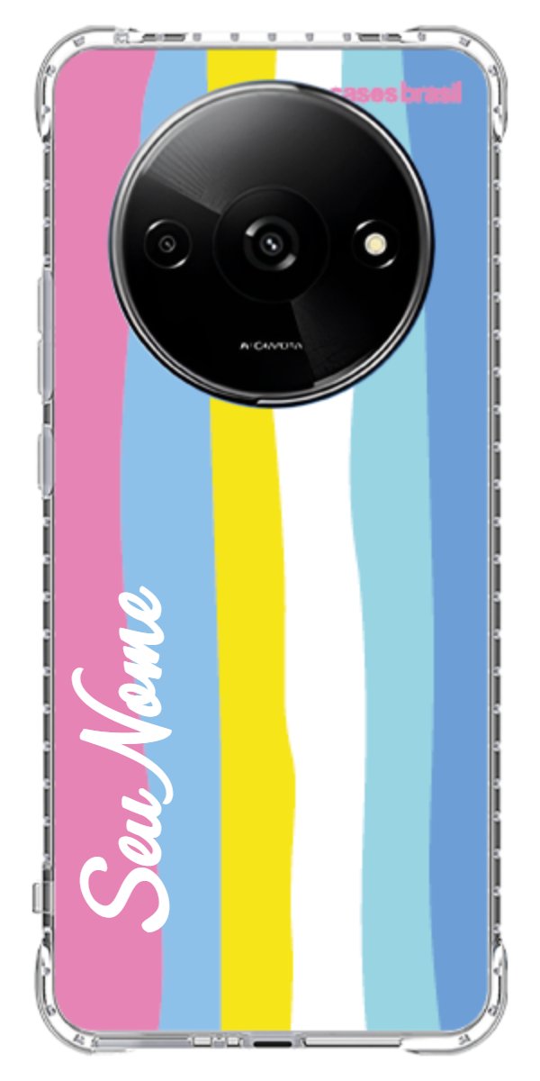 Capinha para Celular Arco-íris Vertical Colorido