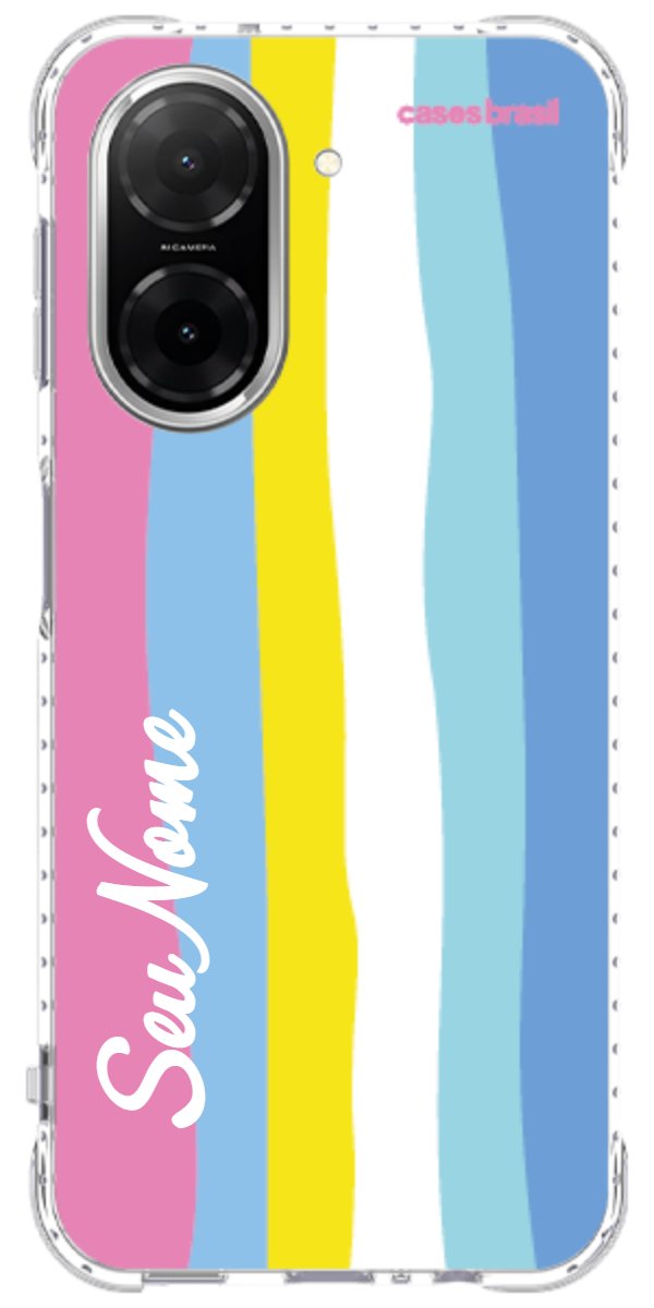 Capinha para Celular Arco-íris Vertical Colorido