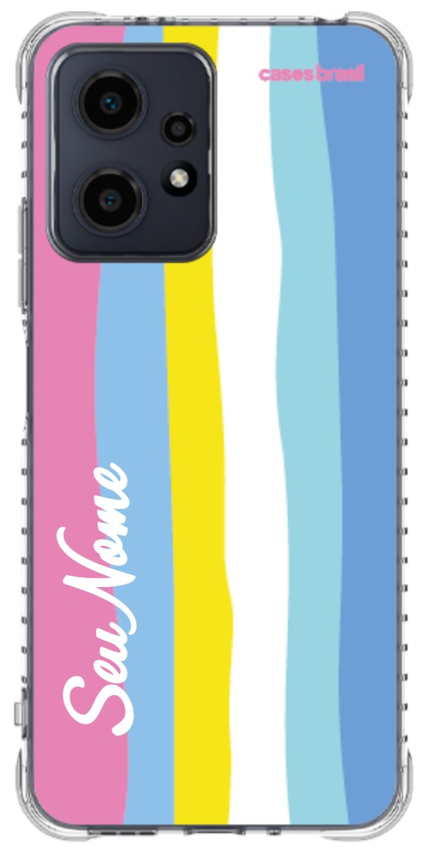 Capinha para Celular Arco-íris Vertical Colorido