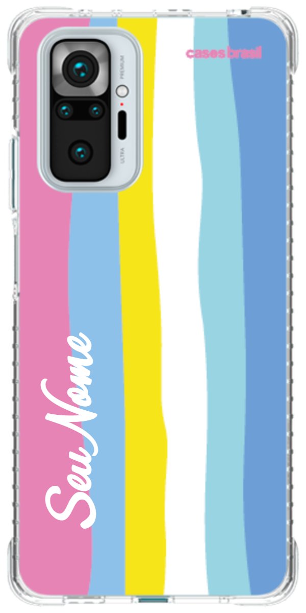 Capinha para Celular Arco-íris Vertical Colorido