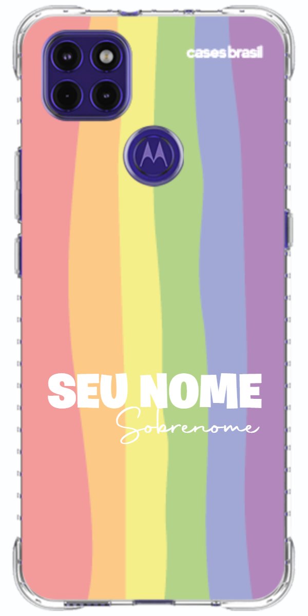 Capinha para Celular Arco-íris Vertical Sobrenome