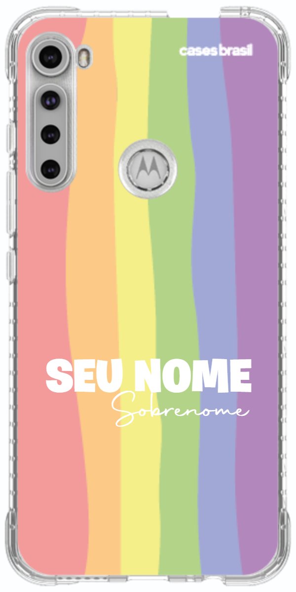 Capinha para Celular Arco-íris Vertical Sobrenome