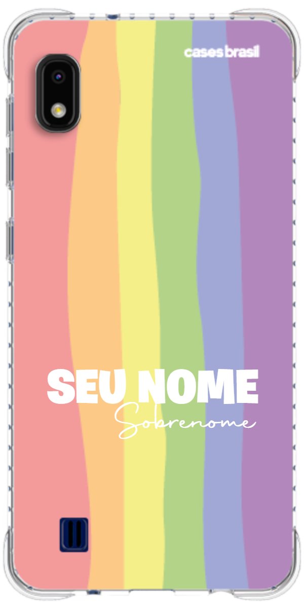 Capinha para Celular Arco-íris Vertical Sobrenome