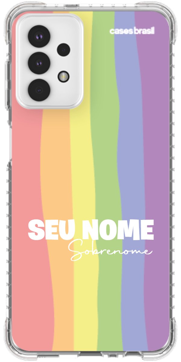 Capinha para Celular Arco-íris Vertical Sobrenome