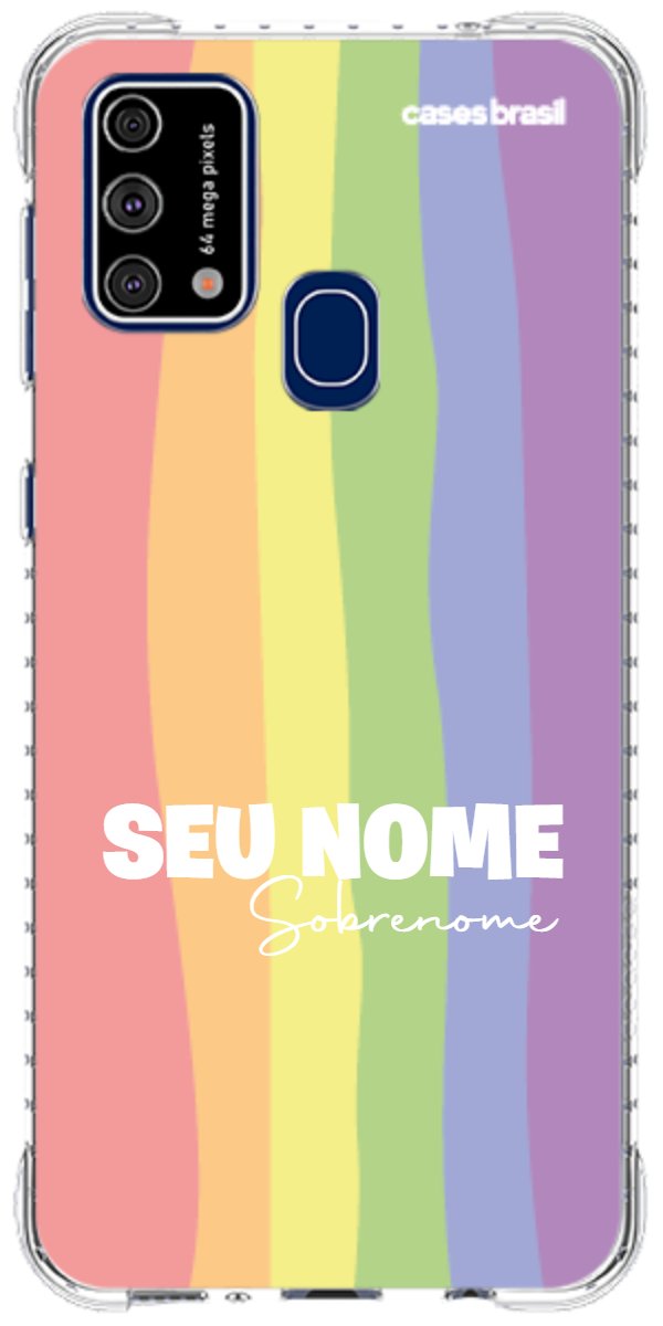 Capinha para Celular Arco-íris Vertical Sobrenome