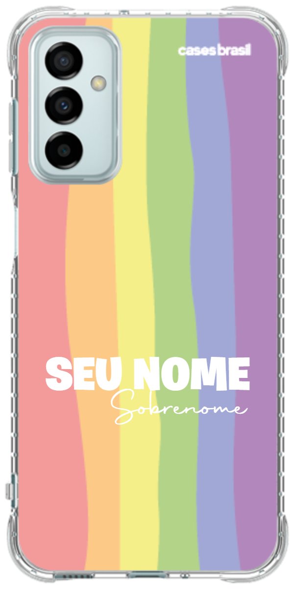 Capinha para Celular Arco-íris Vertical Sobrenome
