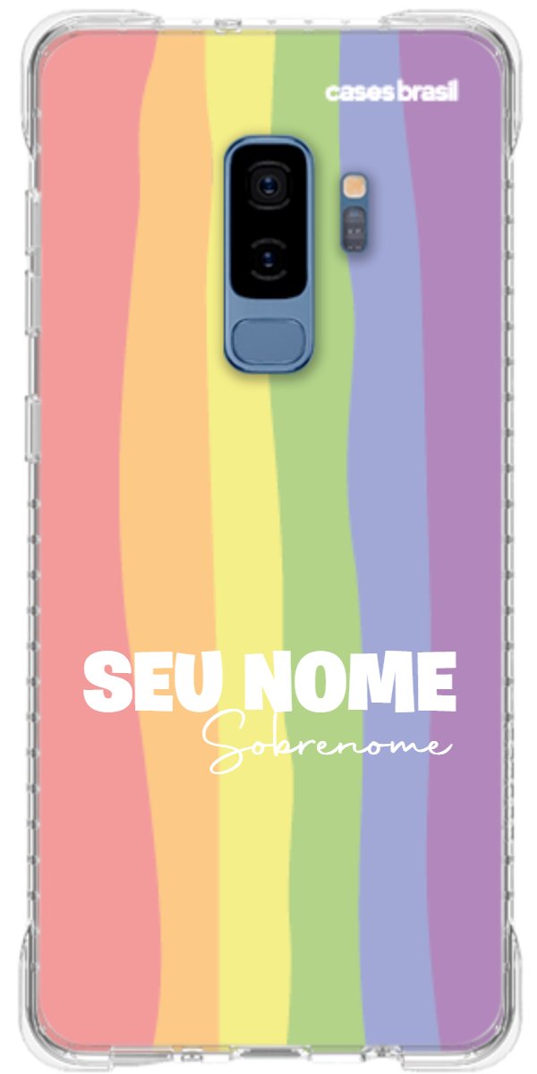 Capinha para Celular Arco-íris Vertical Sobrenome
