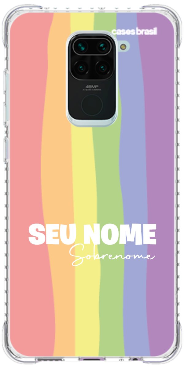 Capinha para Celular Arco-íris Vertical Sobrenome