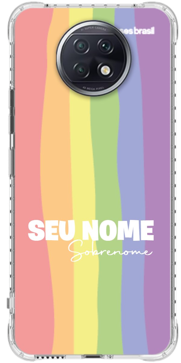 Capinha para Celular Arco-íris Vertical Sobrenome