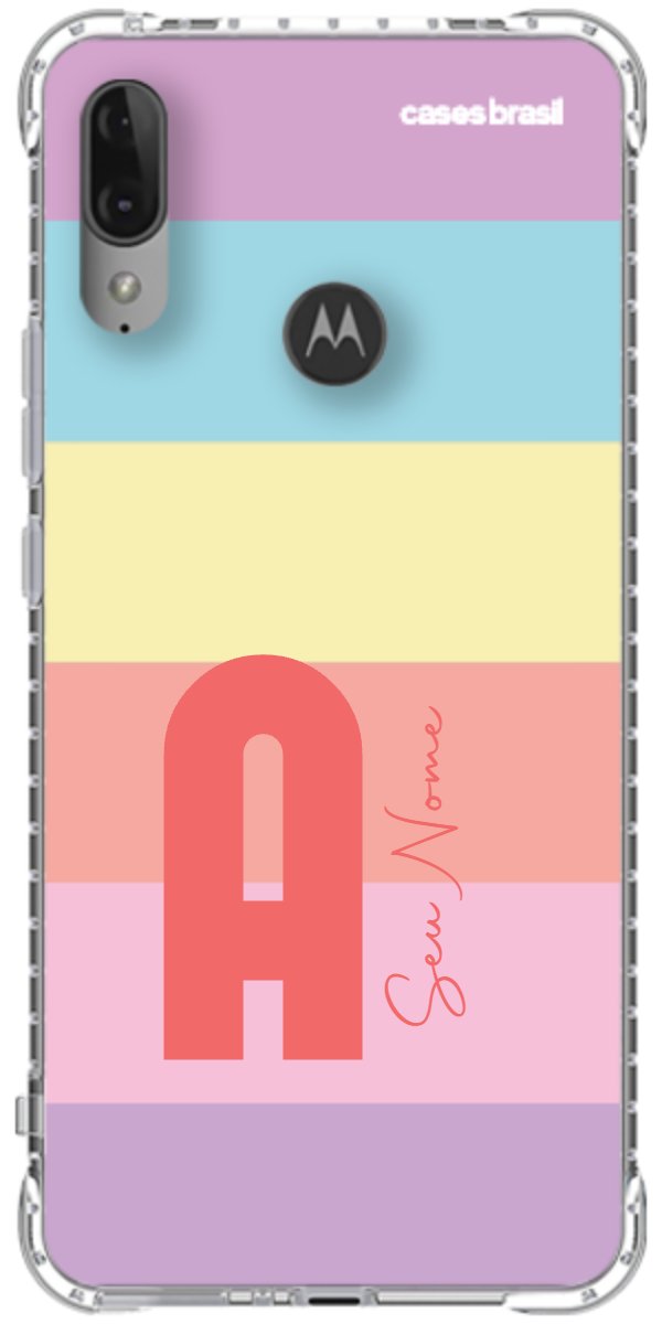 Capinha para Celular Arco-íris Cores Pastel